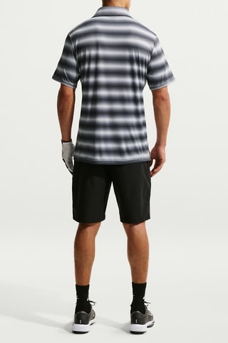 Polo de golf Par - Anthracite et blanc