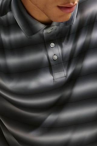 Polo de golf Par - Anthracite et blanc