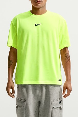 T-shirt de skateboard Peak - Vert fluo