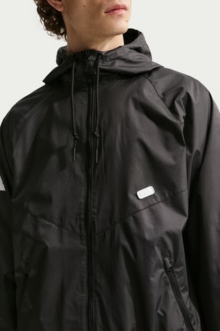 Coupe-vent à capuche - Noir