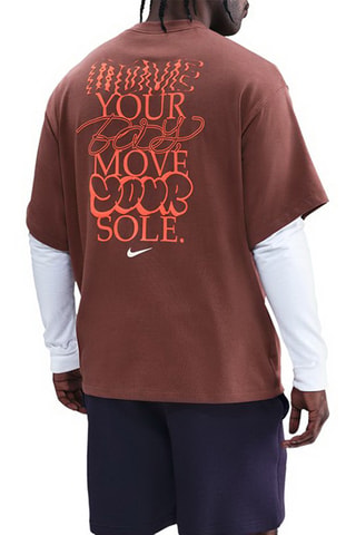 T-shirt Solo Swoosh - Marron