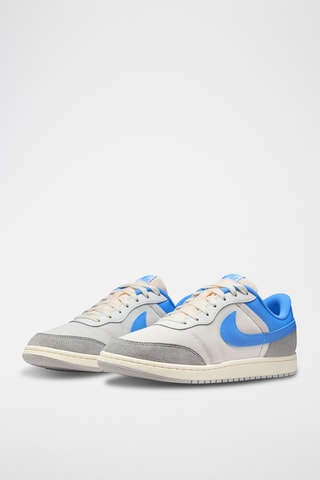 Air Jordan Skyline Low en cuir - Blanc et bleu roi