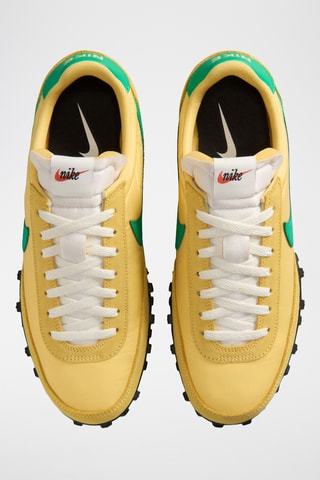 Nike Waffle Racer en cuir - Jaune