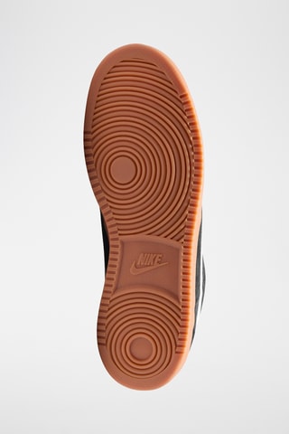 Nike Court Vision Low FL en nubuck - Noir