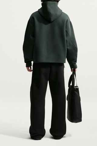 Sweat à capuche polaire Tech - Vert