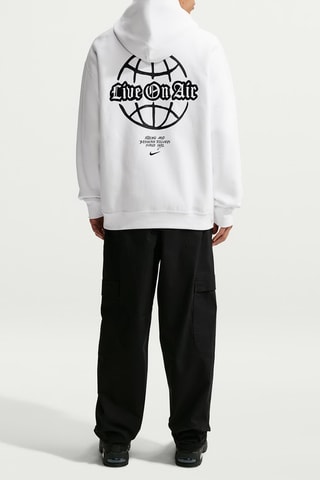 Sweat à capuche polaire Solo - Blanc
