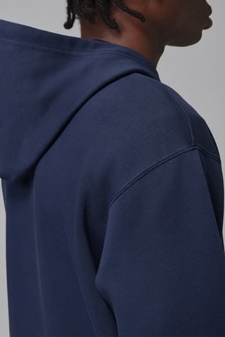 Sweat polaire à capuche - Bleu marine