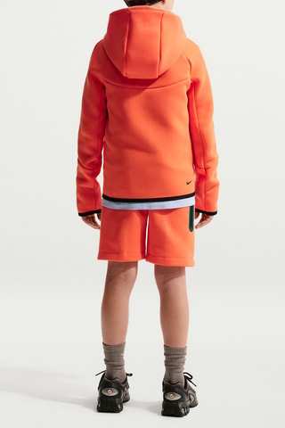 Sweat polaire à capuche - Orange