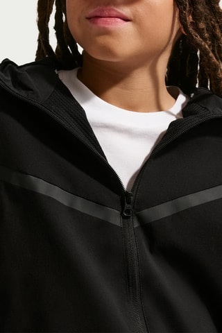 Veste sans manches à capuche Tech - Noir