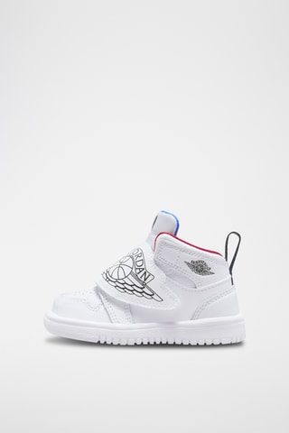 Sky Jordan 1 en cuir - Blanc