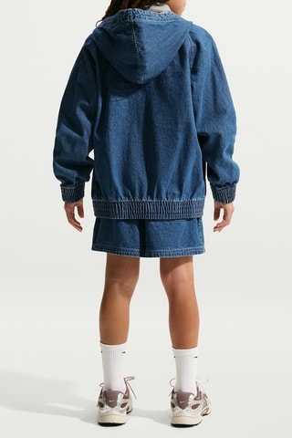 Short en Jean Collection - Bleu marine