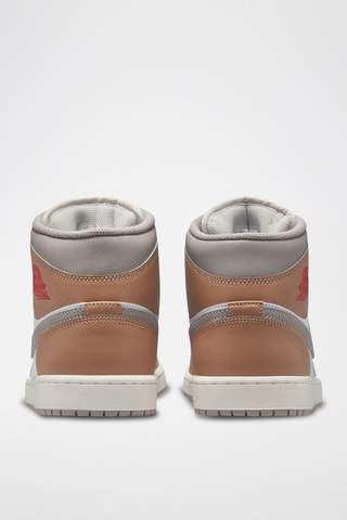 Air Jordan 1 en cuir - Marron clair et gris