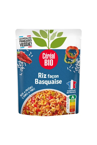 Riz cuisiné bio Basquaise - 260 g