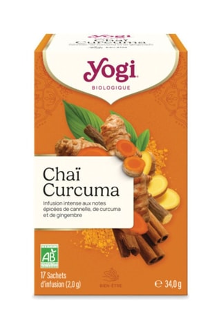 3 x Infusions Chai Curcuma bio - 17 x 37,4 g