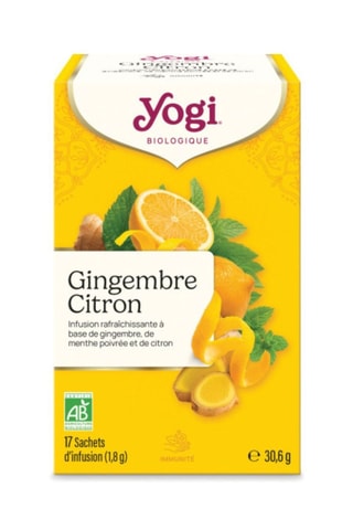 3 x Infusions Gingembre Citron bio - 17 x 37,4 g
