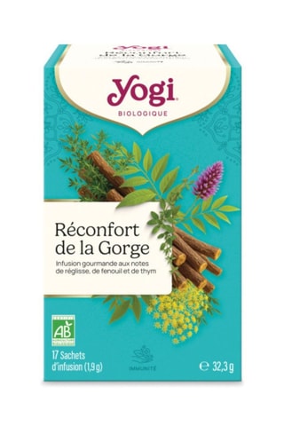 3 x Infusions Réconfort de la Gorge bio - 17 x 37,4 g