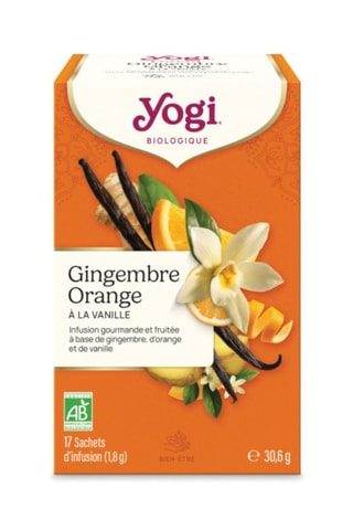 3 x Infusions Gingembre Orange à la Vanille bio - 17 x 37,4 g