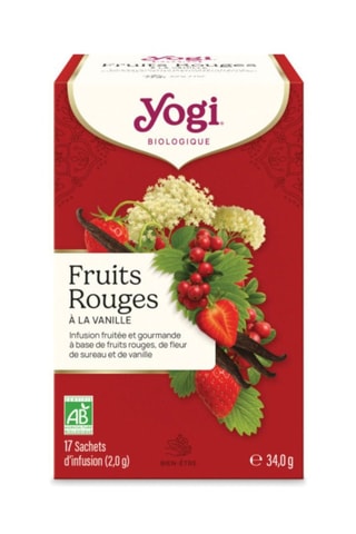 3 x Infusions Fruits Rouges à la Vanille bio - 17 x 37,4 g
