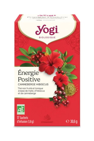 3 x Infusions Energie Positive Canneberge Hibiscus bio - 17 x 37,4 g