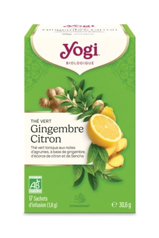 3 x Thés Vert Gingembre Citron bio - 17 x 37,4 g