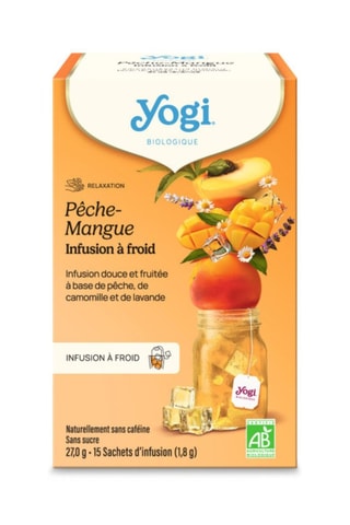 3 x Infusions à froid Pêche-Mangue bio - 17 x 37,4 g