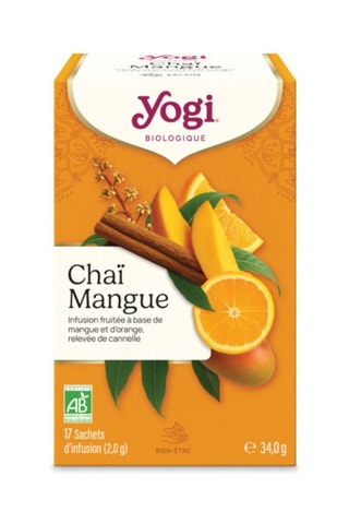 3 x Infusions Chaï Mangue bio - 17 x 37,4 g