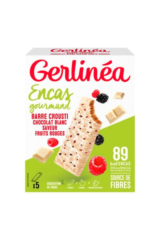 4 x Barres chocolat blanc et fruits rouges - 90 g et 4 x Barres chocolat au lait et céréales - 120 g