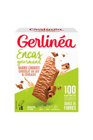 4 x Barres chocolat au lait et céréales - 120 g