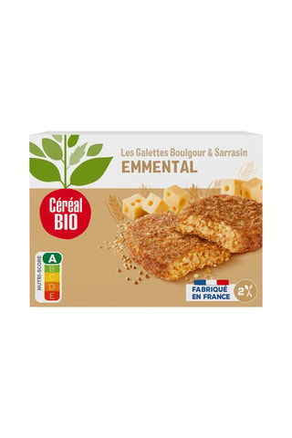 6 x Galettes Sarrasin, Boulgour à l'emmental - 200 g