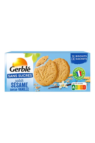 6 x Biscuits Sésame Vanille - 132 g