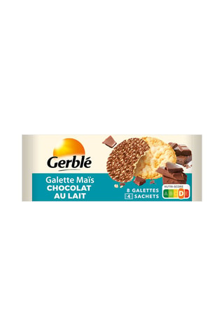7 x Galettes de maïs au chocolat au lait - 124 g
