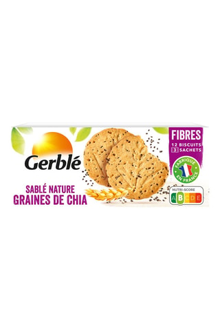 6 x Sablés Nature aux Graines de Chia - 132 g