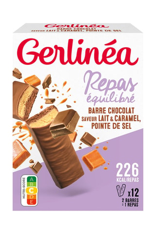 6 x Barres repas double saveur - 372 g