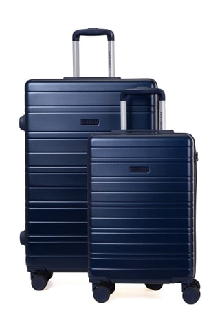 Valise cabine et valise grand volume (S/L) Tiana - Bleu marine - 55/75 cm