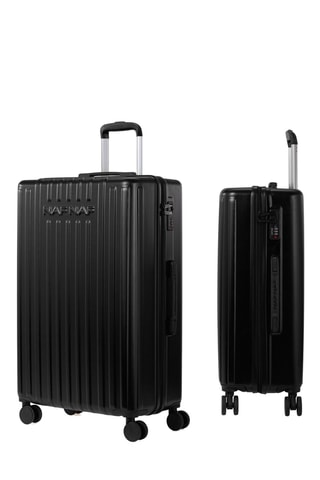 Set de 3 valises (S/M/L) Jessie - Noir - 55/65/75 cm