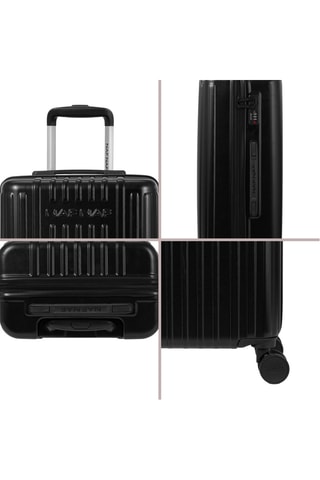 Set de 3 valises (S/M/L) Jessie - Noir - 55/65/75 cm