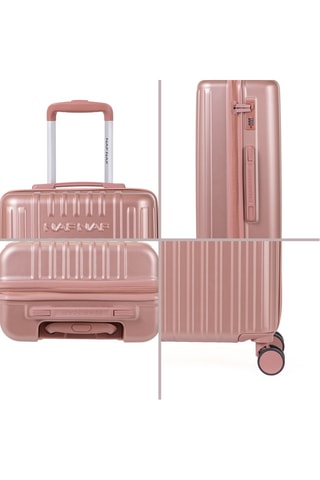 Set de 3 valises (S/M/L) Jessie - Rose - 55/65/75 cm