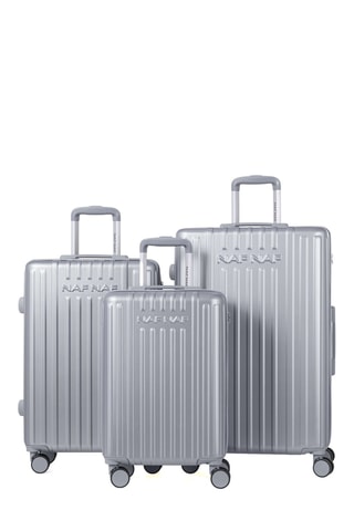 Set de 3 valises (S/M/L) Jessie - Gris - 55/65/75 cm