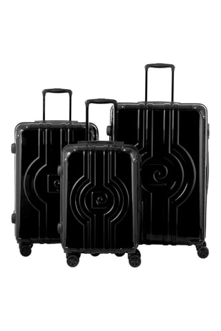 Set de 3 valises Vega - Noir - 55/66/75 cm