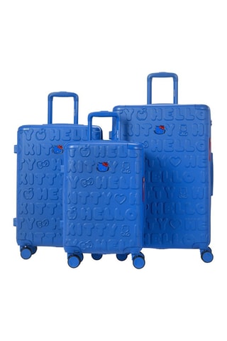 Set de 3 valises Kuririn (S/M/L) - Bleu - Hello Kitty