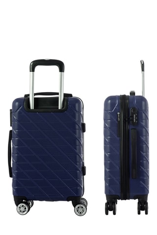 Set de 3 valises Sidney (S/M/L) - Bleu marine - 55/66/76 cm