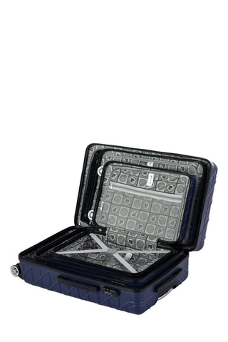 Set de 3 valises Sidney (S/M/L) - Bleu marine - 55/66/76 cm