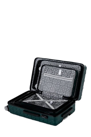 Set de 3 valises Sidney (S/M/L) - Vert sapin - 55/66/76 cm