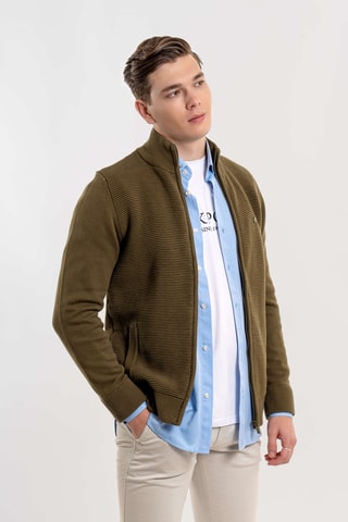 Cárdigan regular fit - Caqui