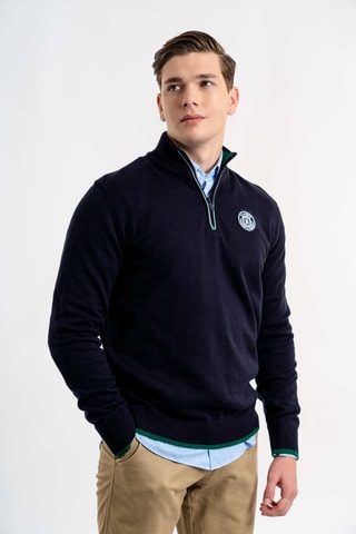 Jersey regular fit - Azul marino