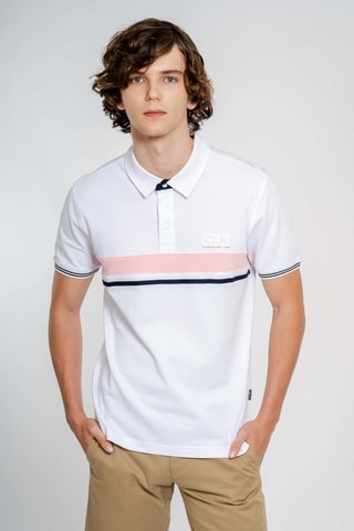 Polo regular fit - Blanco