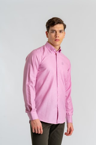 Camisa regular fit - Rosa