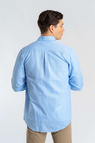 Camisa regular fit - Azul