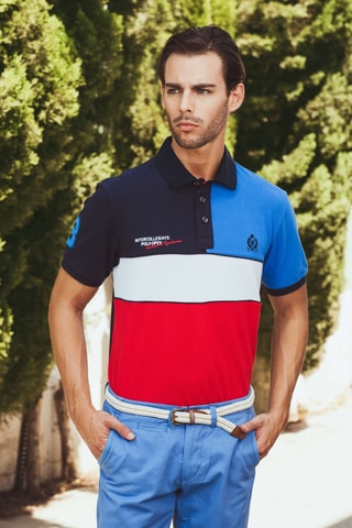 Polo regular fit - Azul marino