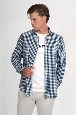 Camisa regular fit - Negro
